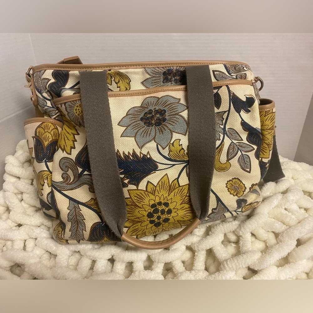 Spartina 449 Floral Tote/Diaper Bag
